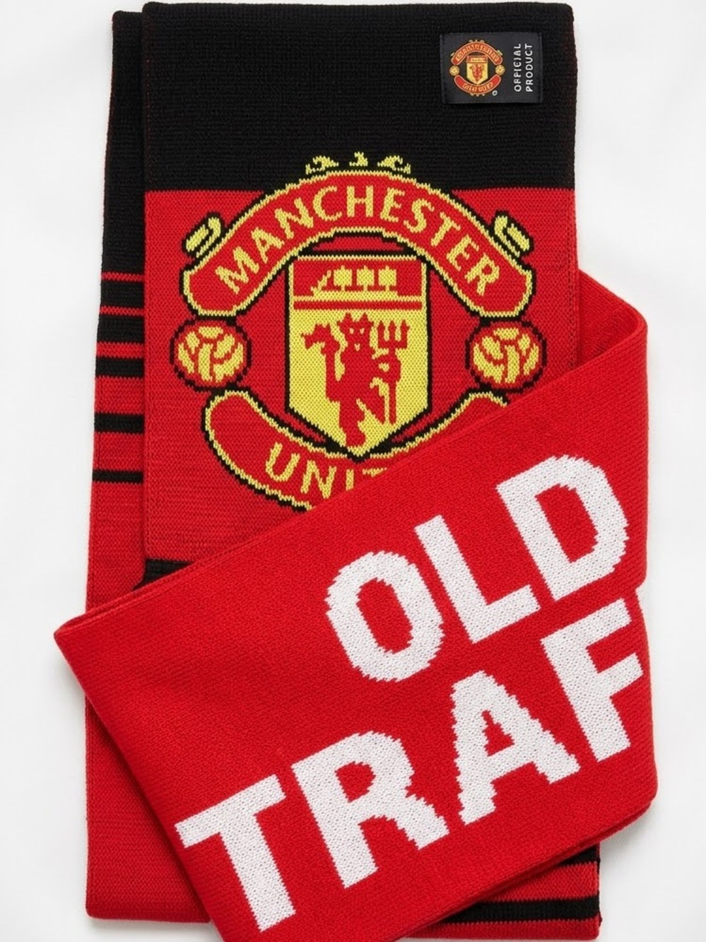 NWT Vintage 1997 Manchester United Old Trafford Scarf Official Product